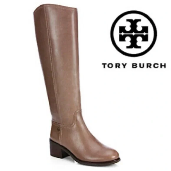 Tory Burch 7.5 Tall Leather Riding Boot Brand New
